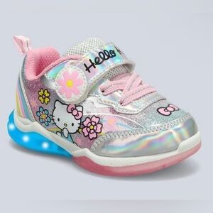 New Toddler Girl Hello Kitty Light Up Shoes Size 6c